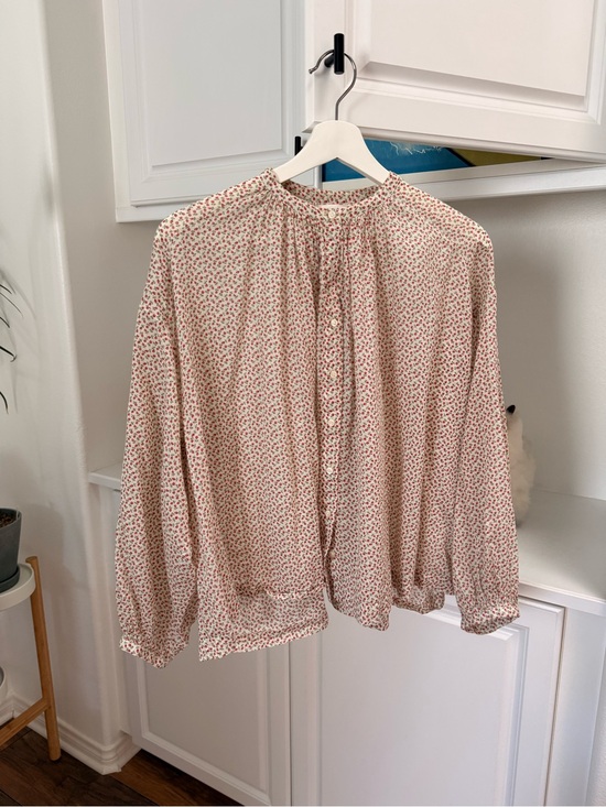 Doen Tops - Doen Jane blouse - berry bisou floral